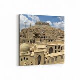 Olla 18486K Yapı Görseli Kare Kanvas Tablo (Ölçü: 60X60)