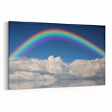 Olla 15409Y Gökyüzü Bulut Görseli  Yatay Kanvas Tablo (Ölçü: 120X80)