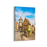 Olla 18729D Yapı Görseli Dikey Kanvas Tablo (Ölçü: 60X90)