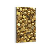 Olla 10019DD Abstract 3 Boyut Görsel Dikey Dar Kanvas Tablo (Ölçü: 60X120)