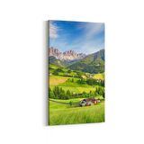 Olla 13857DD Doğa / Manzara Görseli Dikey Dar Kanvas Tablo (Ölçü: 40X80)