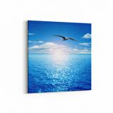 Olla 16620K Kumsal / Sahil Görseli Kare Kanvas Tablo (Ölçü: 60X60)