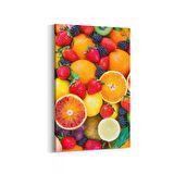 Olla 15132D Gıda Görseli Dikey Kanvas Tablo (Ölçü: 80X120)