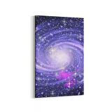 Olla 17676D Uzay Görseli Dikey Kanvas Tablo (Ölçü: 60X90)