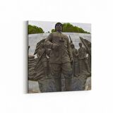 Olla 18662K Yapı Görseli Kare Kanvas Tablo (Ölçü: 25X25)