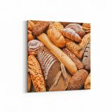 Olla 15183K Gıda Görseli Kare Kanvas Tablo (Ölçü: 100X100)