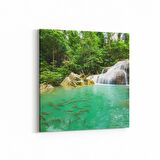 Olla 13687K Doğa / Manzara Görseli Kare Kanvas Tablo (Ölçü: 90X90)