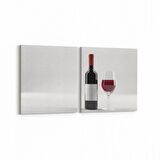 Olla 15314K2Y Gıda Görseli Kare 2'li Yatay Kanvas Tablo (Ölçü: 65X30)