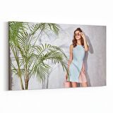 Olla 16928Y Model / Manken Görseli Yatay Kanvas Tablo (Ölçü: 30X20)