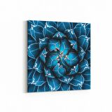 Olla 10061K Abstract Görsel Kare Kanvas Tablo (Ölçü: 25X25)