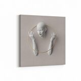 Olla 10006K 3 Boyut Görsel Kare Kanvas Tablo (Ölçü: 100X100)