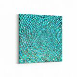 Olla 10297K Abstract Görsel Kare Kanvas Tablo (Ölçü: 25X25)