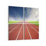 Olla 13270K4 Doğa / Manzara Görseli Kare 4'lü Kanvas Tablo (Ölçü: 65X65)