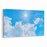 Olla 15717Y Gökyüzü Bulut Görseli  Yatay Kanvas Tablo (Ölçü: 90X60)