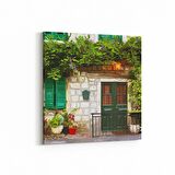 Olla 18381K Yapı Görseli Kare Kanvas Tablo (Ölçü: 25X25)