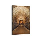 Olla 18426D Yapı Görseli Dikey Kanvas Tablo (Ölçü: 70X105)