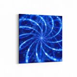 Olla 10333K Abstract Görsel Kare Kanvas Tablo (Ölçü: 100X100)