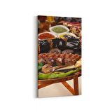 Olla 15064DD Gıda Görseli Dikey Dar Kanvas Tablo (Ölçü: 30X60)