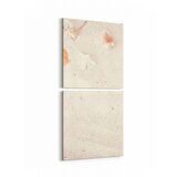 Olla 16558K2D Kumsal / Sahil Görseli Kare 2'li Dikey Kanvas Tablo (Ölçü: 30X65)