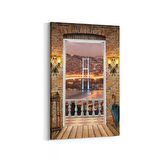 Olla 18010D Yapı Görseli Dikey Kanvas Tablo (Ölçü: 20X30)