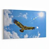 Olla 15838Y Gökyüzü Kuşlar Görseli Yatay Kanvas Tablo (Ölçü: 120X80)