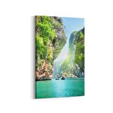 Olla 14516D Doğa / Manzara Görseli Dikey Kanvas Tablo (Ölçü: 70X105)