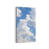 Olla 15794DD Gökyüzü Bulut Görseli  Dikey Dar Kanvas Tablo (Ölçü: 30X60)