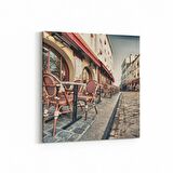 Olla 18188K Yapı Görseli Kare Kanvas Tablo (Ölçü: 25X25)