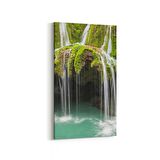 Olla 14328DD Doğa / Manzara Görseli Dikey Dar Kanvas Tablo (Ölçü: 40X80)