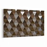 Olla 10013Y Abstract 3 Boyut Görsel Yatay Kanvas Tablo (Ölçü: 90X60)