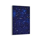 Olla 14666D Gece Gökyüzü Görseli Dikey Kanvas Tablo (Ölçü: 70X105)