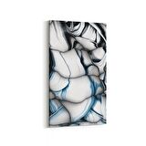 Olla 10299DD Abstract Görsel Dikey Dar Kanvas Tablo (Ölçü: 40X80)