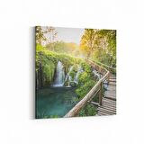 Olla 13977K Doğa / Manzara Görseli Kare Kanvas Tablo (Ölçü: 25X25)