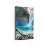 Olla 14082DD Doğa / Manzara Görseli Dikey Dar Kanvas Tablo (Ölçü: 40X80)