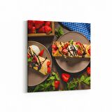 Olla 15208K Gıda Görseli Kare Kanvas Tablo (Ölçü: 25X25)