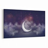 Olla 14640Y Gece Gökyüzü Görseli Yatay Kanvas Tablo (Ölçü: 150X100)