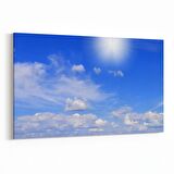 Olla 15694Y Gökyüzü Bulut Görseli  Yatay Kanvas Tablo (Ölçü: 70X50)