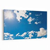 Olla 15701Y Gökyüzü Bulut Görseli  Yatay Kanvas Tablo (Ölçü: 70X50)