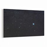 Olla 14852Y Gece Gökyüzü Görseli Yatay Kanvas Tablo (Ölçü: 30X20)