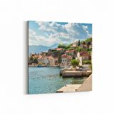 Olla 18328K4 Yapı Görseli Kare 4'lü Kanvas Tablo (Ölçü: 145X145)