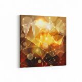 Olla 10308K Abstract Görsel Kare Kanvas Tablo (Ölçü: 25X25)