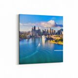 Olla 17874K Yapı Görseli Kare Kanvas Tablo (Ölçü: 60X60)