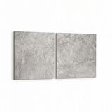Olla 12444K2Y Beton Görseli Kare 2'li Yatay Kanvas Tablo (Ölçü: 85X40)