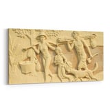 Olla 16249YD Heykel / Sanat Görseli Yatay Dar Kanvas Tablo (Ölçü: 80X40)