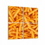 Olla 15081K4 Gıda Görseli Kare 4'lü Kanvas Tablo (Ölçü: 145X145)