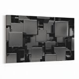 Olla 10058Y Abstract 3 Boyut Görsel Yatay Kanvas Tablo (Ölçü: 150X100)