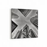 Olla 18254K Yapı Görseli Kare Kanvas Tablo (Ölçü: 25X25)