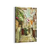 Olla 18205D Yapı Görseli Dikey Kanvas Tablo (Ölçü: 60X90)