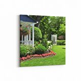 Olla 18231K4 Yapı Görseli Kare 4'lü Kanvas Tablo (Ölçü: 65X65)