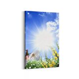 Olla 11017D Ağaç Görseli Dikey Kanvas Tablo (Ölçü: 60X90)